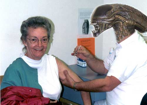 Flu Shot Conspiracy - Aliens?