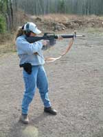 Tami - AR-15 shooting standing